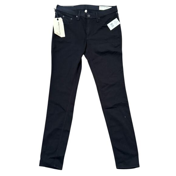 NWT! Rag & Bone Black Plush Jean Skinny Legging - Size 30 (MSRP $190) - Picture 9 of 16